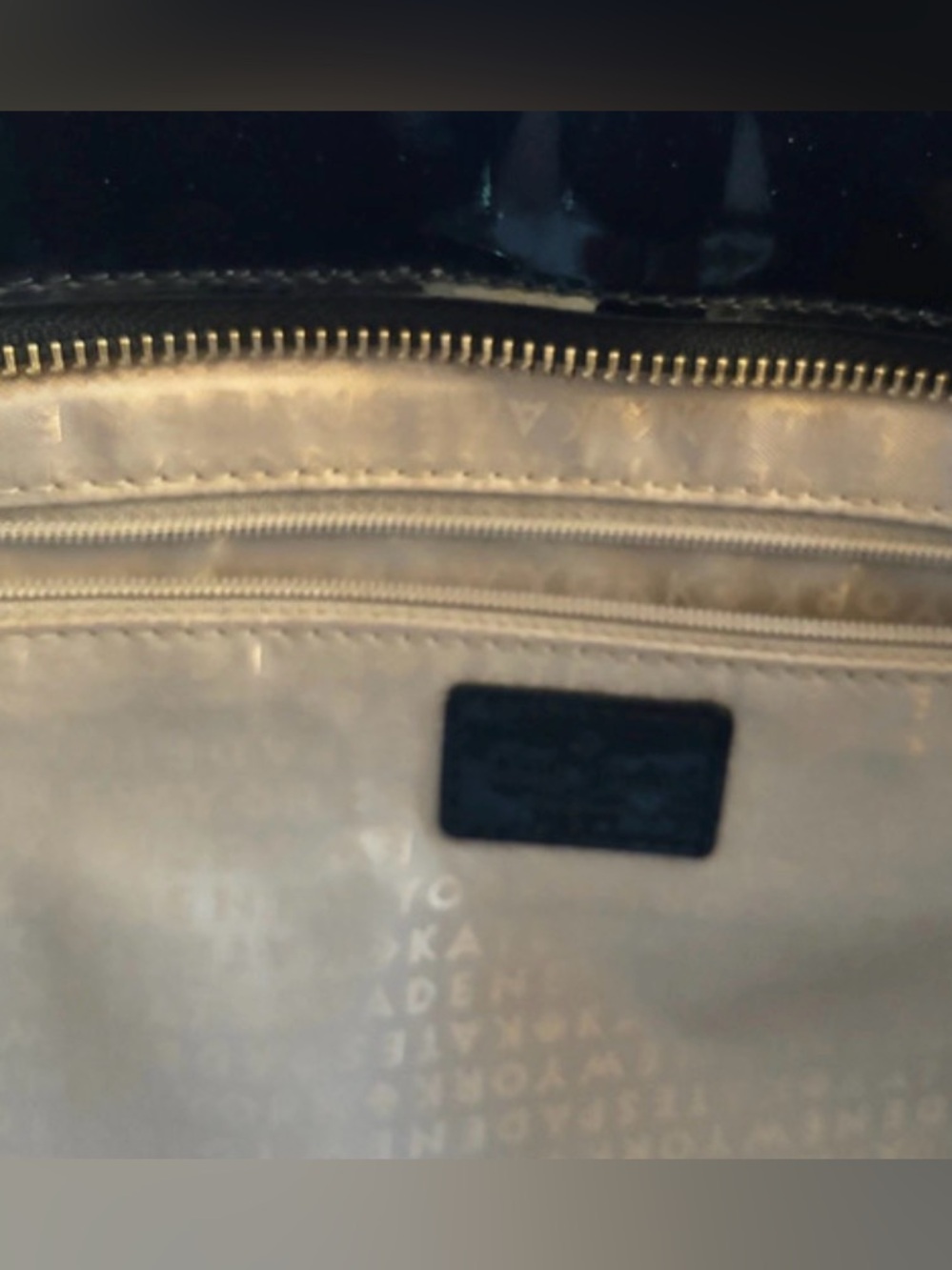 Kate Spade New York Small Harmony Metro Spade Black Tote Bag - Picture 6 of 10